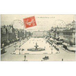 carte postale ancienne 33 BORDEAUX. Allées Tourny 1911