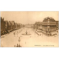 carte postale ancienne 33 BORDEAUX. Allées Tourny 1921