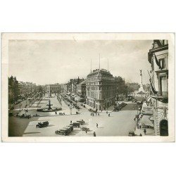 carte postale ancienne 33 BORDEAUX. Allées Tourny 1936. Carte Photo émaillographie