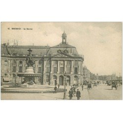 carte postale ancienne 33 BORDEAUX. Bourse 1910