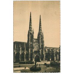 carte postale ancienne 33 BORDEAUX. Cathédrale 1947