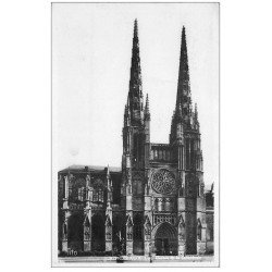 carte postale ancienne 33 BORDEAUX. Cathédrale Flèches 1942