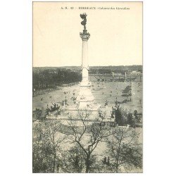 carte postale ancienne 33 BORDEAUX. Colonne Girondins AH63