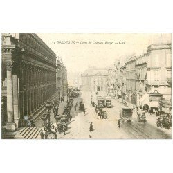 carte postale ancienne 33 BORDEAUX. Cours du Chapeau-Rouge