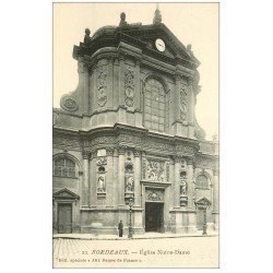 carte postale ancienne 33 BORDEAUX. Eglise Notre-Dame n°22