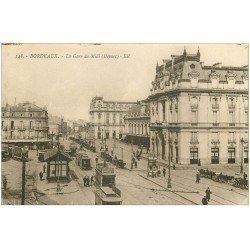 carte postale ancienne 33 BORDEAUX. Gare du Midi BR 148