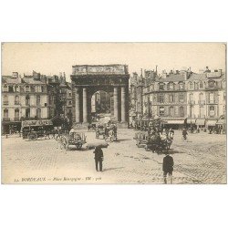 carte postale ancienne 33 BORDEAUX. Place Bourgogne 54