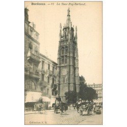 carte postale ancienne 33 BORDEAUX. Tour Pey-Berland vers 1900 NG51