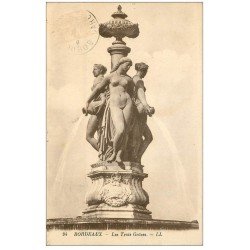carte postale ancienne 33 BORDEAUX. Trois Grâces