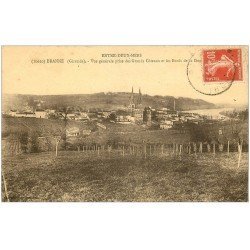 carte postale ancienne 33 BRANNE. Grands Côteau Entre-Deux-Mers