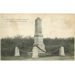 carte postale ancienne 33 CASTILLON. Monument Bataille n° 11