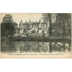 carte postale ancienne 33 CURSAN. Château