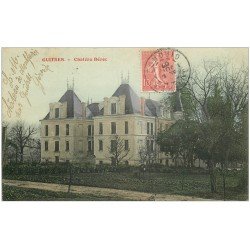 carte postale ancienne 33 GUITRES. Château Déroc 1907