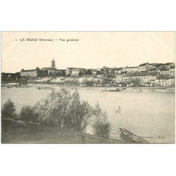 carte postale ancienne 33 LA REOLE. Vue générale 1908