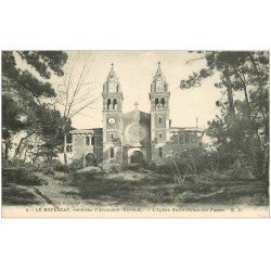 carte postale ancienne 33 LE MOULEAU. Eglise Notre-Dame des Passes 1930