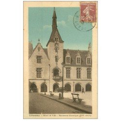 carte postale ancienne 33 LIBOURNE. Hôtel de Ville 1929