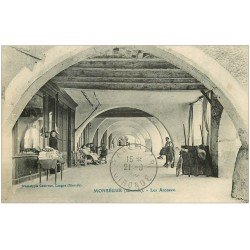 carte postale ancienne 33 MONSEGUR. Les Arceaux 1915