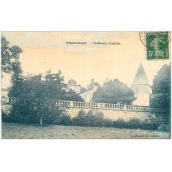 carte postale ancienne 33 PAUILLAC. Château Lafite 1907
