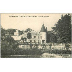 carte postale ancienne 33 PAUILLAC. Château Lafite-Rothschild