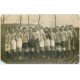 carte postale ancienne 33 PAUILLAC. Rare Carte Photo d'une Equipe de Football en ligne. Ecusson ancre marine