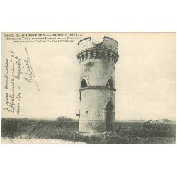 carte postale ancienne 33 SAINT-CHRISTOLY-DE-MEDOC. Tour Château La Tour-St-Bonnet