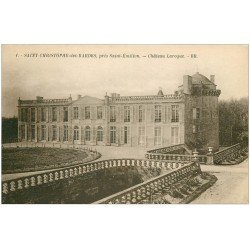 carte postale ancienne 33 SAINT-CHRISTOPHE-DES-BARDES. Château Laroque