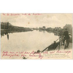 carte postale ancienne 33 SAINT-FOY-LA-GRANDE. Allées Coblentz 1904