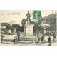 33 SAINT-FOY-LA-GRANDE. Statue Paul Broca 1909 et Café