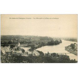 carte postale ancienne 33 SAINT-JEAN-DE-BLAIGNAC. Plaine de la Dordogne