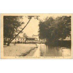 carte postale ancienne 33 SAINT-MEDARD-EN-JALLES. Moulin de Caupion 1937