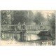 carte postale ancienne 33 TYPE GIRONDIN. Sur la Passerelle 1904 Scènes Champêtres