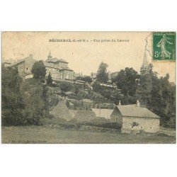 carte postale ancienne 35 BECHEREL. Lavoir 1908