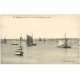carte postale ancienne 35 CANCALE. Flotille Barques de Pêche