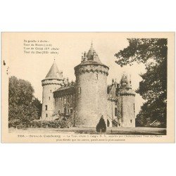 carte postale ancienne 35 COMBOURG. Château Tour