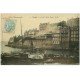 carte postale ancienne 35 DINARD. La Cale à Marée Haute 1905 Restaurant Bellevue