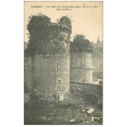 carte postale ancienne 35 FOUGERES. Porte Notre-Dame Tour