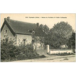 carte postale ancienne 03 YGRANDE. Maison du Publiciste Guillaumin