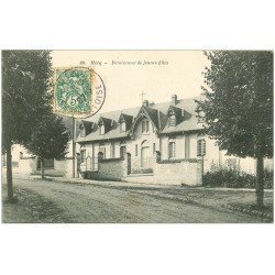 carte postale ancienne 35 MERY. Pensionnat de Filles 1907
