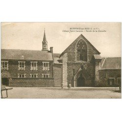 carte postale ancienne 35 MONFORT-SUR-MEU. Chapelle Abbaye Saint-Jacques 1931