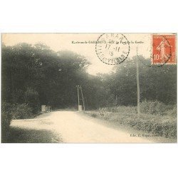 carte postale ancienne 35 PONT DE LA GRETTE 1915 cycliste