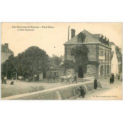 carte postale ancienne 35 PONT-REAN. Hôtel Desmesnil