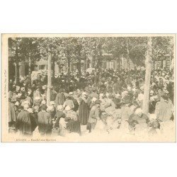 carte postale ancienne 35 REDON. Marché aux Marrons vers 1900