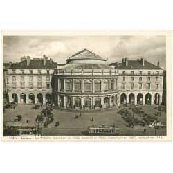 carte postale ancienne 35 RENNES. Le Théâtre 4431