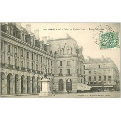 carte postale ancienne 35 RENNES. Palais Commerce 1907