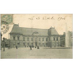 carte postale ancienne 35 RENNES. Palais de Justice 1906