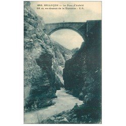 carte postale ancienne 05 BRIANCON. Pont d'Asfeld sur la Rurance