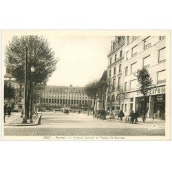 carte postale ancienne 35 RENNES. Palais Saint-Georges Avenue Janvier