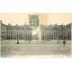 carte postale ancienne 35 RENNES. Place Palais rue Bourbon 1907