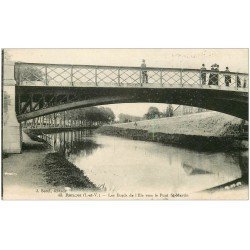 carte postale ancienne 35 RENNES. Pont Saint-Martin 1919