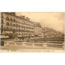 carte postale ancienne 35 RENNES. Quai Lamartine